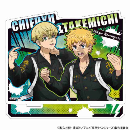 Tokyo Revengers Panel Type Acrylic Stand Hanagaki Budou & Matsuno Chifuyu Provocation (東京リベンジャーズ パネル型アクリルスタンド 花垣武道&松野千冬 挑発)