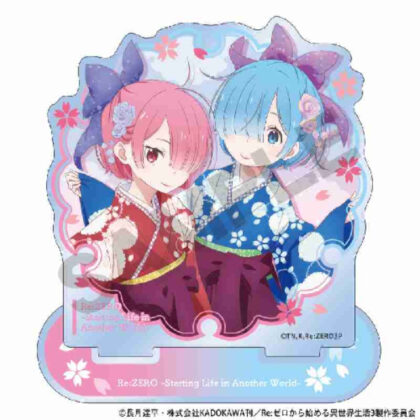 Re:ZERO -Starting Life in Another World- Acrylic Stand Ram & Rem Hakama (Re:ゼロから始める異世界生活 アクリルスタンド ラム&レム 袴)