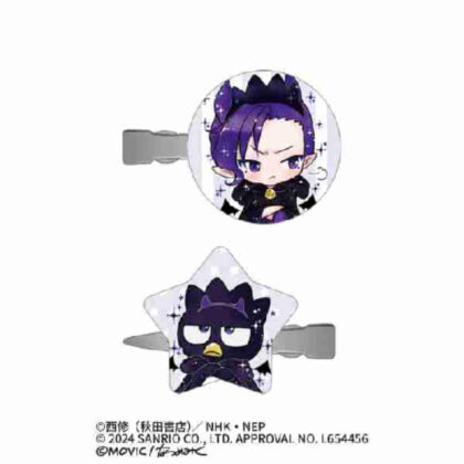 魔入りました!入間くん×サンリオキャラクターズ 前髪クリップセット カルエゴ×バッドばつ丸 DOLLY MIX(ど (我加入惡魔了！)