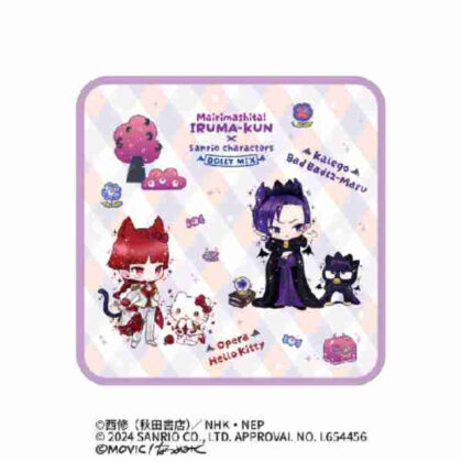 魔入りました!入間くん×サンリオキャラクターズ ハンドタオル カルエゴ×バッドばつ丸・オペラ×ハローキティ DOLL (我進入了惡魔！)