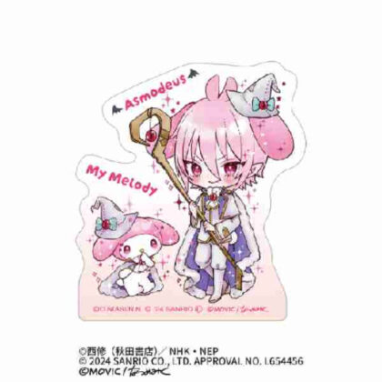 魔入りました!入間くん×サンリオキャラクターズ ステッカー アスモデウス×マイメロディ DOLLY MIX(どーりーみっ (我加入了惡魔！)