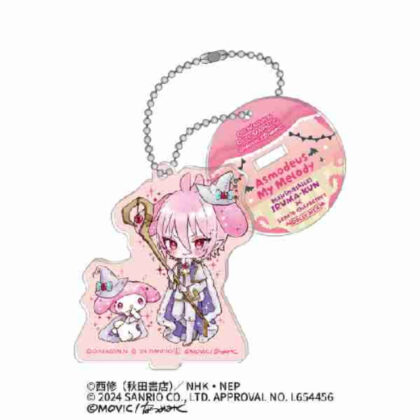 魔入りました!入間くん×サンリオキャラクターズ スタンド付きアクリルキーホルダー アスモデウス×マイメロディ DOLLY (我進入了惡魔！)