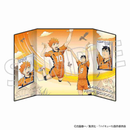 Haikyu!! Mini folding screen Karasuno High School (ハイキュー!! ミニ屏風 烏野高校)