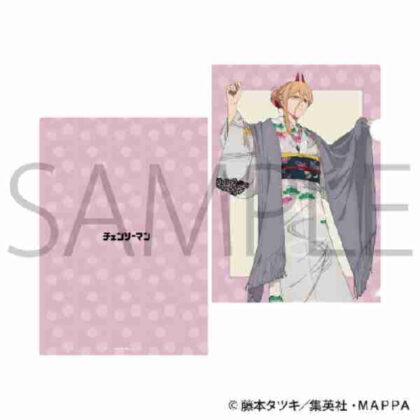 Chainsaw Man Clear File Power Japanese Wear (チェンソーマン クリアファイル パワー 和装)