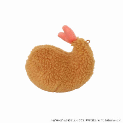 Tom Studio Boa Plush Keychain B Fried Shrimp (Tom Studio ボアぬいぐるみキーホルダー B エビフライ)