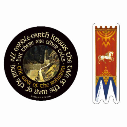 THE LORD OF THE RINGS:THE WAR OF THE ROHIRRIM Sticker Set of 2 A (THE LORD OF THE RINGS:THE WAR OF THE ROHIRRIM ステッカー 2枚セット A)