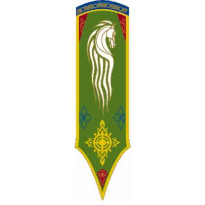 THE LORD OF THE RINGS:THE WAR OF THE ROHIRRIM Flag Poster Rohan (THE LORD OF THE RINGS:THE WAR OF THE ROHIRRIM フラッグポスター Rohan)