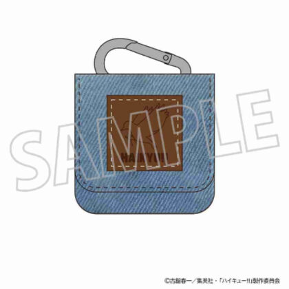 Haikyu!! Mini pouch with carabiner Karasuno High School (ハイキュー!! カラビナ付きミニポーチ 烏野高校)