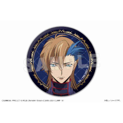 コードギアス 奪還のロゼ マット缶バッジ 02 アッシュ (Code Geass 救贖 玫瑰霧面罐徽章 02 灰)