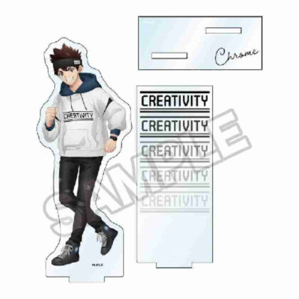 Dr.STONE Monotone Street Acrylic Stand Chrome (Dr.STONE Monotone Street アクリルスタンド クロム)