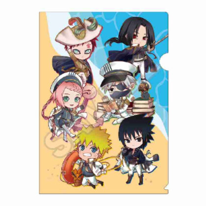 NARUTO-ナルト- 疾風伝 petitry マリンルック A4クリアファイル (NARUTO 疾風傳 petitry Marine Look A4 透明文件夾)