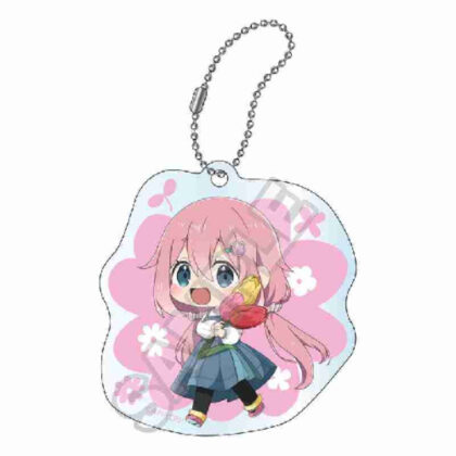 Yurucamp△ SEASON3 Flower Acrylic Keychain Nadeshiko Kakamigahara (ゆるキャン△ SEASON3 フラワー アクリルキーチェーン 各務原なでしこ)