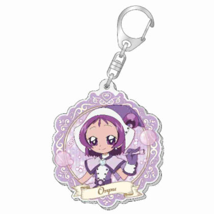Ojamajo Doremi Dokkan! Glitter Acrylic Keychain Soap Bubble Ver. Segawa Onpu (おジャ魔女どれみドッカーン! ラメ入りアクリルキーホルダーシャボン玉Ver. 瀬川おんぷ)