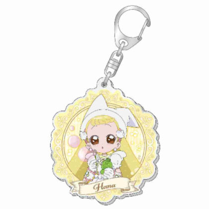Ojamajo Doremi Dokkan! Glitter acrylic keychain soap bubble Ver. Hana (おジャ魔女どれみドッカーン! ラメ入りアクリルキーホルダーシャボン玉Ver. ハナ)
