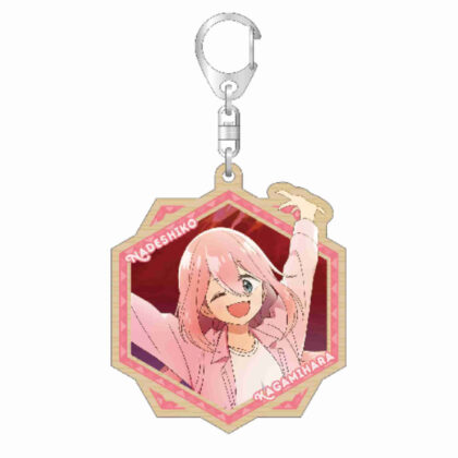 Yurucamp△ SEASON3 Original Wood Keychain Nadeshiko Kakamigahara (ゆるキャン△ SEASON3 描き下ろしウッドキーホルダー各務原なでしこ)