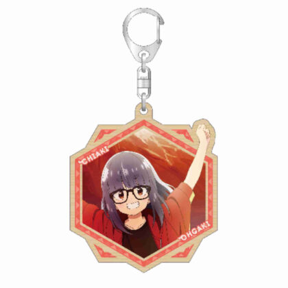 Yuru Camp△ SEASON3 Original Wood Keychain Chiaki Ogaki (ゆるキャン△ SEASON3 描き下ろしウッドキーホルダー大垣千明)