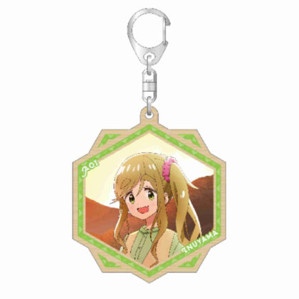 Yurucamp△ SEASON3 Original Wood Keychain Aoi Inuyama (ゆるキャン△ SEASON3 描き下ろしウッドキーホルダー犬山あおい)