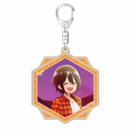 Yuru Camp△ SEASON3 Original Wood Keychain Ena Saito (ゆるキャン△ SEASON3 描き下ろしウッドキーホルダー斉藤恵那)