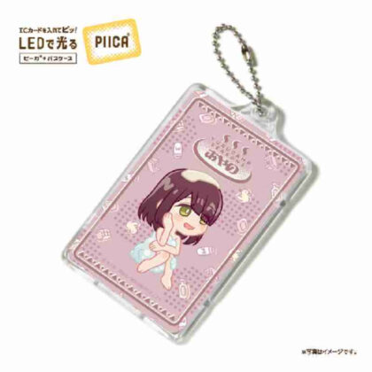 Yuru Camp△ SEASON3 Hot Spring Style Design PIICA Pica (with Clear Pass Case) Ayano Toki (ゆるキャン△ SEASON3 温泉風デザイン PIICAピーカ(クリアパスケース付き) 土岐綾乃)