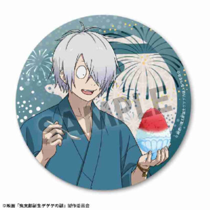 鬼太郎誕生 ゲゲゲの謎 描き下ろしアクリルコースター 鬼太郎の父 お祭りVer. (喜多郎的誕生 格格格之謎 原創插畫 亞克力杯墊 喜多郎的父親節 Ver.)