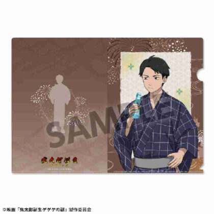 鬼太郎誕生 ゲゲゲの謎 描き下ろしクリアファイル水木 お祭りVer. (鬼太郎的誕生 格格格之謎 新圖透明文件夾 水木祭Ver.)