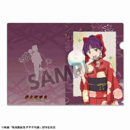 鬼太郎誕生 ゲゲゲの謎 描き下ろしクリアファイルねこ娘 お祭りVer. (喜太郎的誕生 格格格之謎 新圖透明檔案 Neko Musume Festival Ver.)