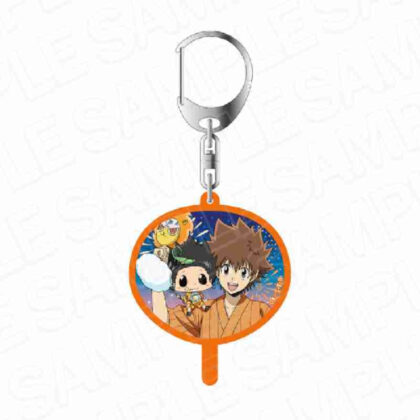 Katekyo Hitman REBORN! Acrylic Keychain Reborn & Tsunayoshi Sawada Summer Festival Ver. (家庭教師ヒットマンREBORN! アクリルキーホルダー リボーン&沢田綱吉 夏祭りVer.)