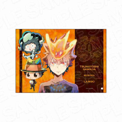 Katekyo Hitman REBORN! Mini Acrylic Art PALE TONEseries Reborn & Tsunayoshi Sawada & Lambo Vongola Ver. (家庭教師ヒットマンREBORN! ミニアクリルアート PALE TONEseries リボーン&沢田綱吉&ランボ ボンゴレVer.)
