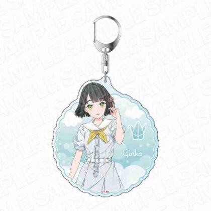 Love Live! Hasunosora Girls' Academy School Idol Club Big Key Chain Momuse Ginko Summer Uniform Ver. (ラブライブ!蓮ノ空女学院スクールアイドルクラブ デカキーホルダー 百生吟子 夏制服Ver.)