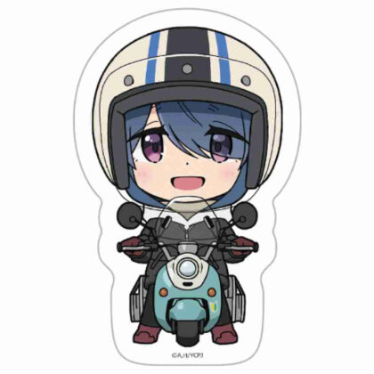 Yurucamp△ SEASON3 Die-cut Sticker Rin Shima (ゆるキャン△ SEASON3 ダイカットステッカー 志摩リン)