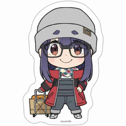 Yurucamp△ SEASON3 Die-cut Sticker Chiaki Ogaki (ゆるキャン△ SEASON3 ダイカットステッカー 大垣千明)