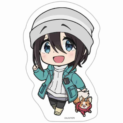 Yurucamp△ SEASON3 Die-cut Sticker Ena Saito (ゆるキャン△ SEASON3 ダイカットステッカー 斉藤恵那)
