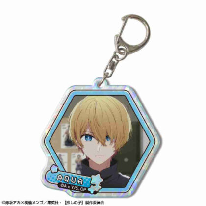 [Oshinoko] Hologram acrylic keychain Ver.2 Design 02 Aqua A (【推しの子】 ホログラムアクリルキーホルダー Ver.2 デザイン02 アクアA)
