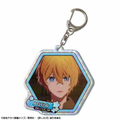 [Oshinoko] Hologram acrylic keychain Ver.2 Design 03 Aqua B (【推しの子】 ホログラムアクリルキーホルダー Ver.2 デザイン03 アクアB)