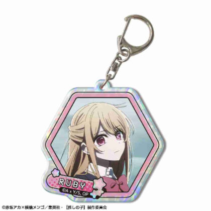 [Oshinoko] Hologram acrylic keychain Ver.2 Design 04 Ruby (【推しの子】 ホログラムアクリルキーホルダー Ver.2 デザイン04 ルビー)
