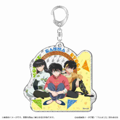 Ranma 1/2 SHINE acrylic key chain Ranma & Ryoga & Mousse (らんま1/2 SHINEアクリルキーホルダー 乱馬&良牙&ムース)
