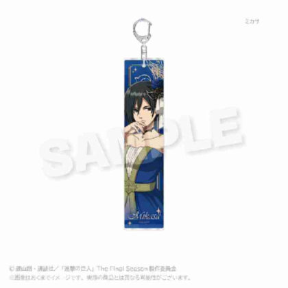 Attack on Titan Tag Acrylic Key Chain Masquerade Ver. Mikasa (進撃の巨人 タグアクリルキーホルダー 仮面舞踏会Ver.ミカサ)
