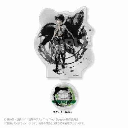 Attack on Titan Sumi-e style acrylic stand Vol.2 Levi pattern A (進撃の巨人 墨絵風アクリルスタンド Vol.2 リヴァイ絵柄A)