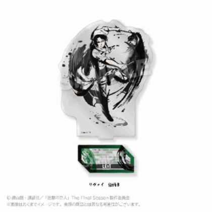 Attack on Titan Sumi-e style acrylic stand Vol.2 Levi pattern B (進撃の巨人 墨絵風アクリルスタンド Vol.2 リヴァイ絵柄B)