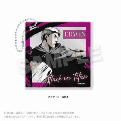 Attack on Titan Sumi-e style acrylic key chain Vol.2 Erwin pattern A (進撃の巨人 墨絵風アクリルキーホルダー Vol.2 エルヴィン絵柄A)