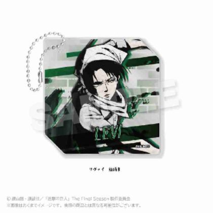 Attack on Titan Sumi-e style acrylic key chain Vol.2 Levi pattern B (進撃の巨人 墨絵風アクリルキーホルダー Vol.2 リヴァイ絵柄B)