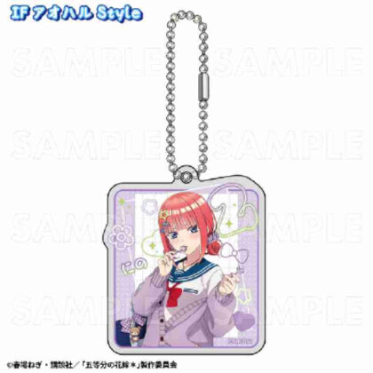 The Quintessential Quintuplets* Aoharu Style Acrylic Keychain Nino IF Aoharu Style (五等分の花嫁* アオハルStyle アクリルキーホルダー 二乃IF アオハルStyle)