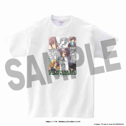 The Melancholy of Haruhi Suzumiya Short Sleeve T-shirt Yuki Nagato L size (涼宮ハルヒの憂鬱 半袖Tシャツ 長門有希 Lサイズ)