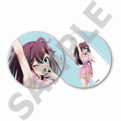 Longing for a Magical Girl 76mm can badge 2 piece set Akoya Shinju (newly drawn) (魔法少女にあこがれて 76mm缶バッジ2個セット阿古屋真珠(描きおろし))