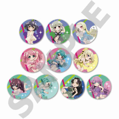 Longing for a Magical Girl Trading Can Badge Deformed Nightgown Ver. (魔法少女にあこがれて トレーディング缶バッジ デフォルメネグリジェVer.)