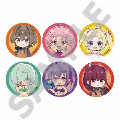 Midnight Punch Trading Can Badge Deformed Ver. (真夜中ぱんチ トレーディング缶バッジ デフォルメVer.)
