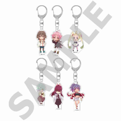 Midnight Punch Trading Acrylic Keychain (真夜中ぱんチ トレーディングアクリルキーホルダー)
