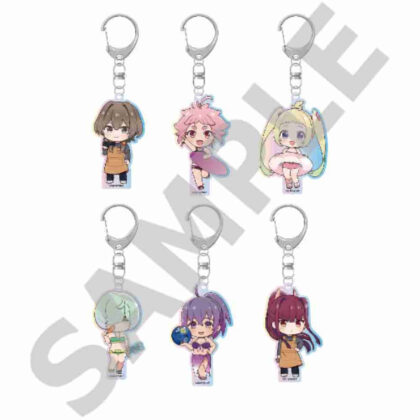 Midnight Punch Trading Aurora Acrylic Keychain (真夜中ぱんチ トレーディングオーロラアクリルキーホルダー)