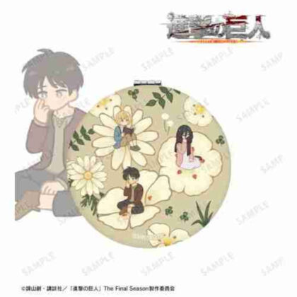 進撃の巨人 エレン&ミカサ&アルミン Botania 第2弾 折りたたみミラー (進擊的巨人 艾倫 & 三笠 & 阿明·波塔尼婭 第 2 部分 折疊鏡子)