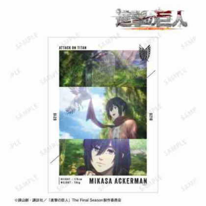 進撃の巨人 ミカサ 場面写A3マット加工ポスター Vol.3 (進擊的巨人三笠場景 A3 霧面海報 Vol.3)